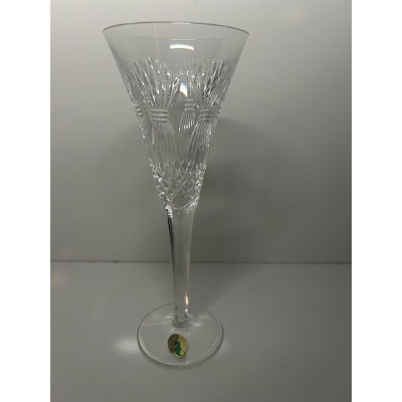 Waterford Millennium Collection Crystal Toast Wedding Flutes Vintage Set Of 2 - Picture 6 of 11